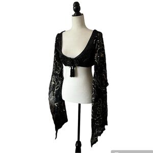 Authentic Canadian Opera Company costume witchy bolero crop top from Merry Widow